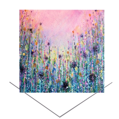 Flowers Meadow Greeting Card